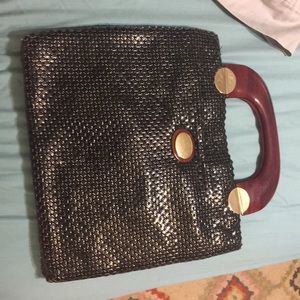 Whiting and Davis vintage bag